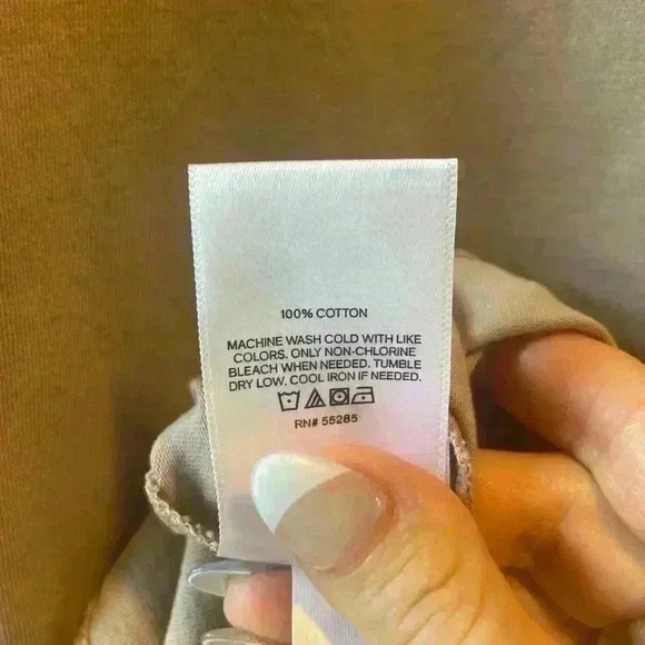 Express Tan Beige Taupe Summer Mini Dress Cap Sleeve - Picture 10 of 10